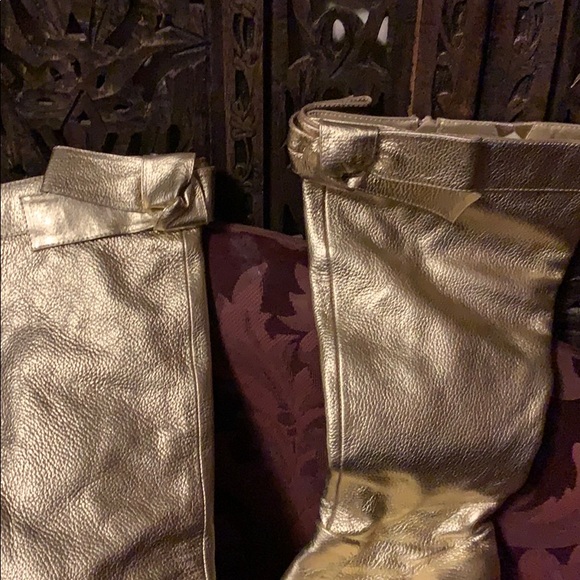 AJ Valenci high end gold zip boots - Picture 2 of 7